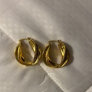 Gold Hoop Earrings